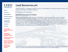 Tablet Screenshot of leedresourcesplc.com